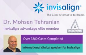 Dr. Mohsen Tehranian completed 3800 cases and international clinical speaker for Invisalign - Mobile